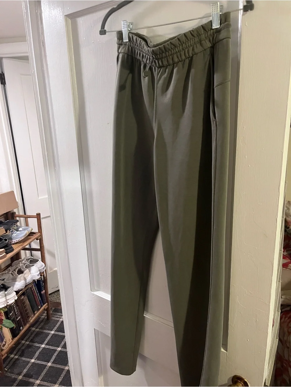 Lululemon Softstreme High-Rise Pant, Regular, Grey Eucalyptus, Size 4